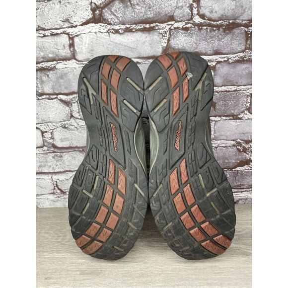 Eddie Bauer Green Brown Suede Leather Mid Lace Up Desert Boots Men 11.5M US/46EU - Picture 12 of 16